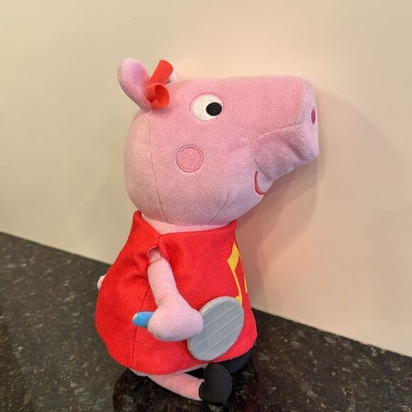 Hasbro Pepa Pig Plush Stuffed Animal 12" Talking Toy TESTED - Picture 6 of 9